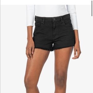 Kut from the Kloth Jane high rise black shorts